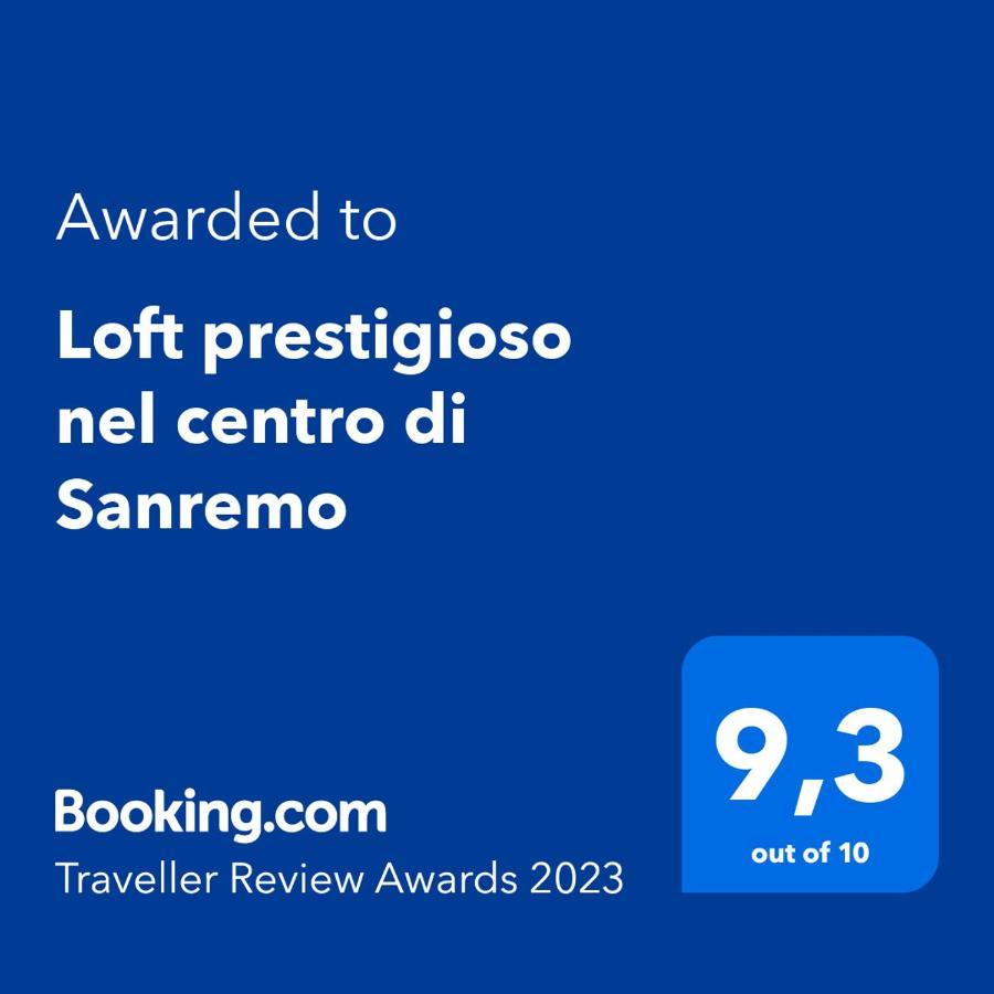 Loft Prestigioso Nel Centro Di Sanremo Apartment ภายนอก รูปภาพ